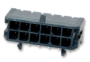 MOLEX 43045-2200 Pin Header, Right Angle, Wire-to-Board, 3 mm, 2 Rows, 22 Contacts, Through Hole Right Angle