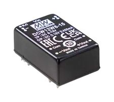 MEAN WELL DCW12W8-15 Isolated Through Hole DC/DC Converter, ITE & Industrial, DIP, 8:1, 12 W, 2 Output, 15 V